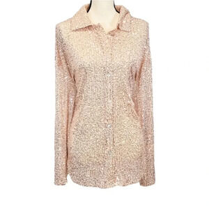 Sewn & Seed Sequin Blouse NWT